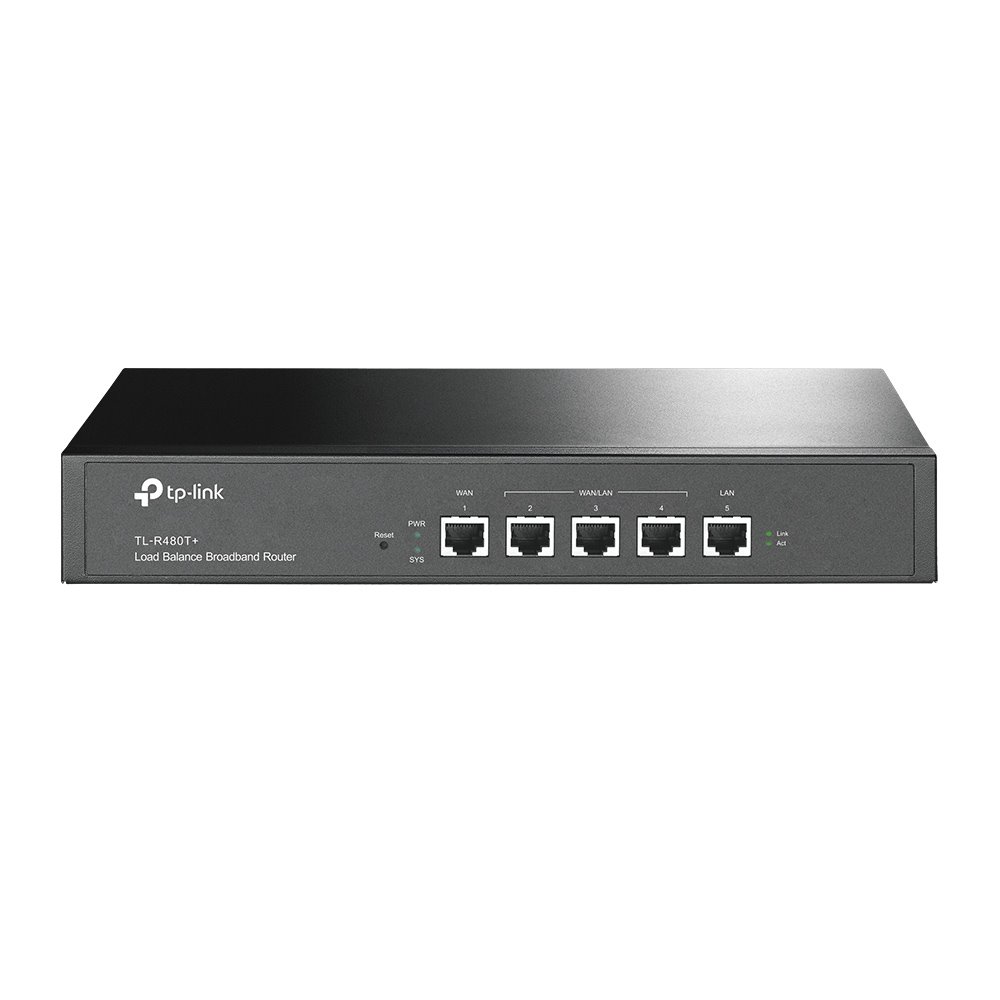 TP-Link TL-R480T+ SMB Router, 1xLAN, 1xWAN, 3x LAN/WAN