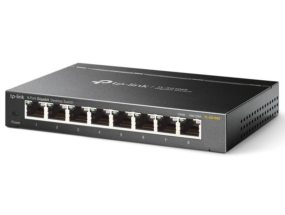 TP-Link TL-SG108S, 8-Port Gigabit Desktop Switch