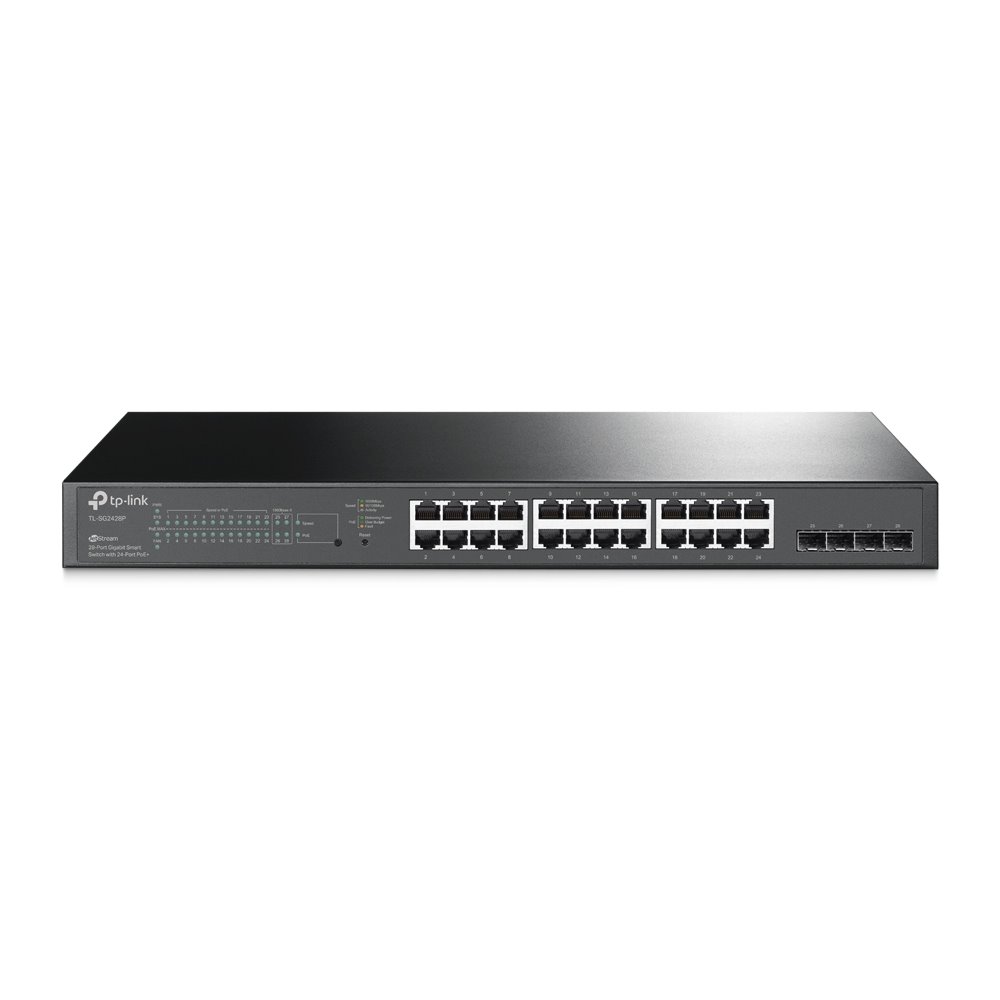 TP-Link TL-SG2428P JetStream Switch, 24x GLAN PoE+, 4x SFP