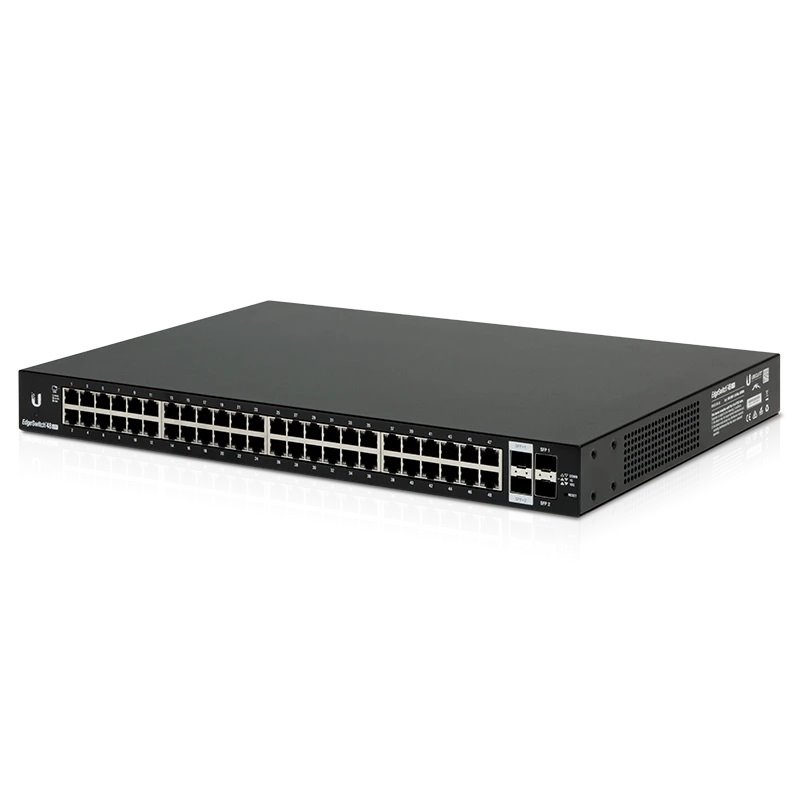 Ubiquiti EdgeSwitch ES-48-LITE, 48x GLAN, 2x SFP, 2x SFP+, bez POE