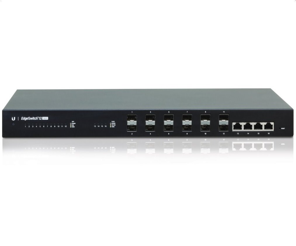 Ubiquiti EdgeSwitch Fiber ES-12F, 12x SFP, 4x GLAN