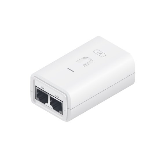 Ubiquiti POE-24-7W-WH, Gigabitový PoE Injektor, 24V/0.3A (7W)