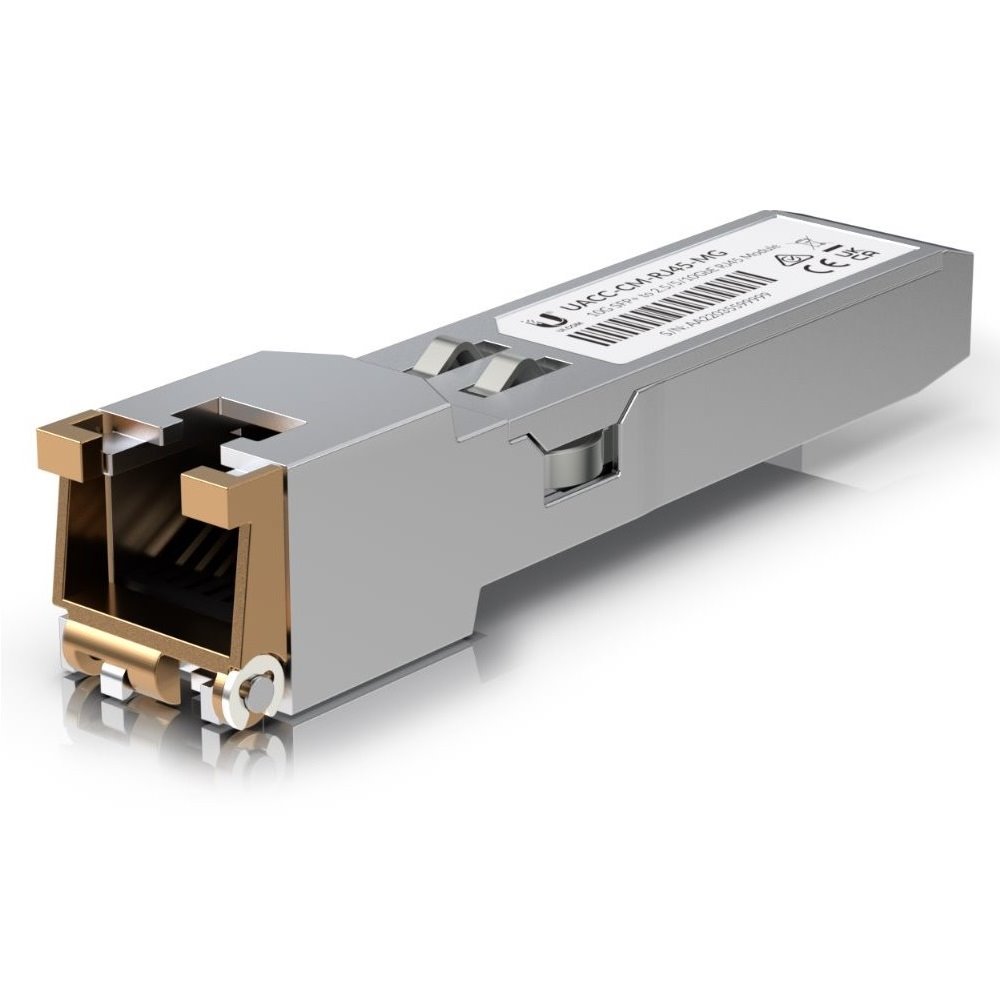 Ubiquiti UACC-CM-RJ45-MG, 10G Metalický Modul, SFP+