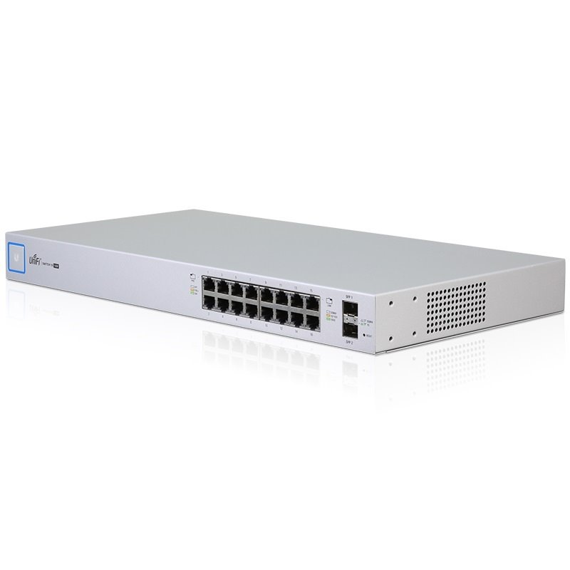 Ubiquiti UniFi Switch US-16-150W - 16x GLAN, 2x SFP, POE+, 150W