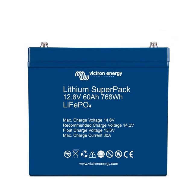 Victron Energy LiFePO baterie 12,8V/60Ah Lithium SuperPack