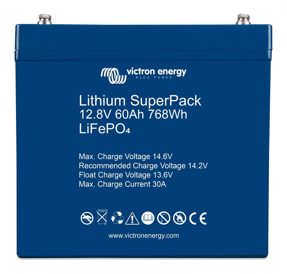Victron Energy LiFePO baterie 12,8V/60Ah Smart ABCTECH výpočetní