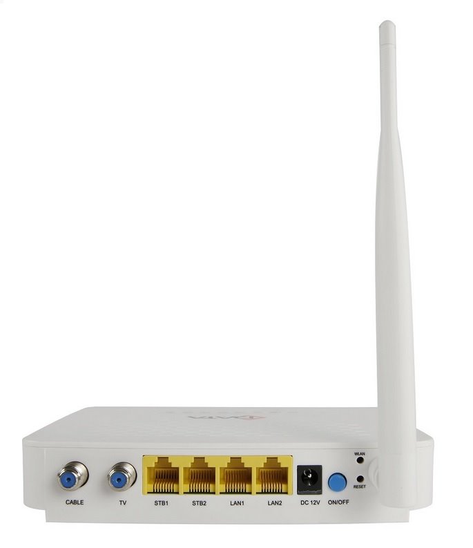 Wodaplug • EOC1121R4WL-R indoor SLAVE • Koaxiální ethernet adaptér 600Mbps, WiFi